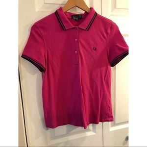 Hot pink Fred Perry polo